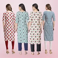 Women Stylish Crepe Printed Straight Kurta-thumb1