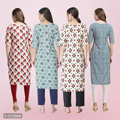 Women Stylish Crepe Printed Straight Kurta-thumb2