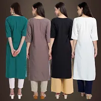 Fancy Crepe Kurtis for Women Pack Of 4-thumb1