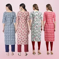 Women Stylish Crepe Printed Straight Kurta-thumb1