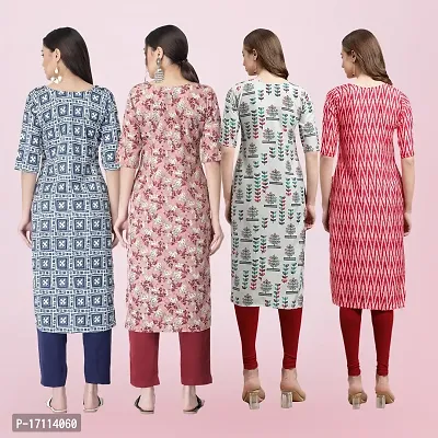 Women Stylish Crepe Printed Straight Kurta-thumb2