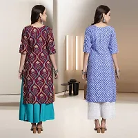 Fancy Rayon Kurtis For Women Pack Of 2-thumb1