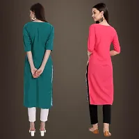 Fancy Crepe Kurtis for Women Pack Of 2-thumb1