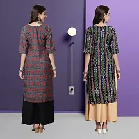 Fancy Crepe Kurtas For Women Pack Of 2-thumb1