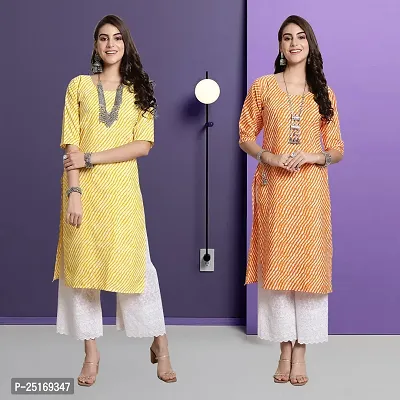 Fancy Crepe Kurtas For Women Pack Of 2