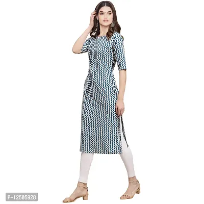 Women Crepe Digital Printed Straight Kurti  Pack of 3-thumb2