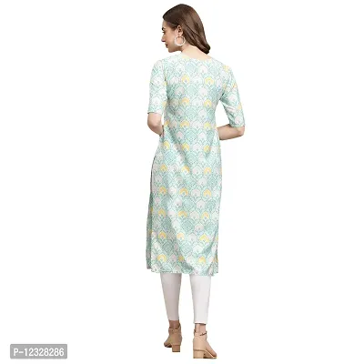 Straight Multicoloured Printed Crepe Kurta Pack Of 2-thumb3