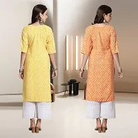 Fancy Rayon Kurtis For Women Pack Of 2-thumb1