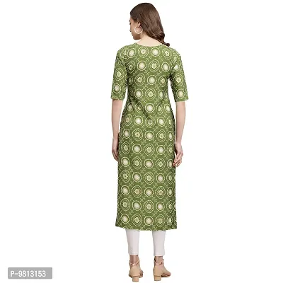 Women Crepe Digital Printed Straight Kurti  Pack of 6-thumb5