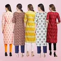 Women Stylish Crepe Printed Straight Kurta-thumb1