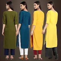 Fancy Crepe Kurtis for Women Pack Of 4-thumb1