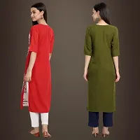 Fancy Crepe Kurtis for Women Pack Of 2-thumb1