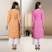 Fancy Rayon Kurtis For Women Pack Of 2-thumb1