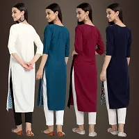 Fancy Crepe Kurtis for Women Pack Of 4-thumb1