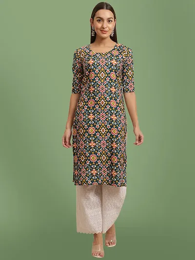 Fancy Crepe Printed Kurti