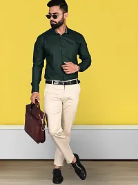 Comfortable Multicoloured Cotton Long Sleeve Formal Shirt For Men-thumb1
