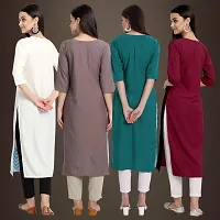 Fancy Crepe Kurtis for Women Pack Of 4-thumb1