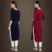 Fancy Crepe Kurtis for Women Pack Of 2-thumb1