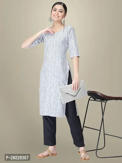 Stylish Crepe Printed Kurti For Women