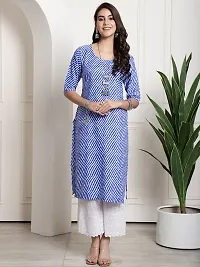 Fancy Crepe Printed Kurtas For Women Pack Of 6-thumb3