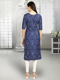 Stylish Blue Crepe Stitched Kurta For Women-thumb3