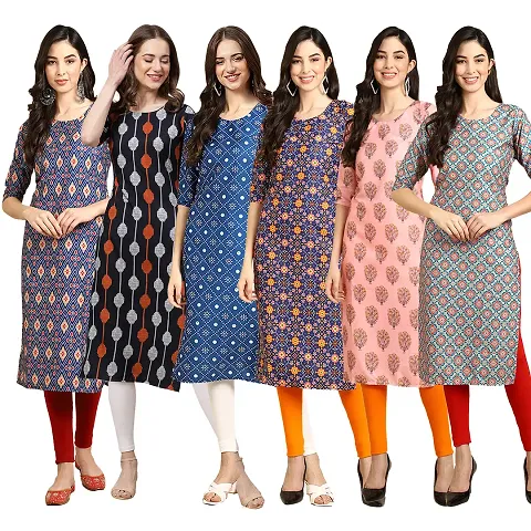 Gorgeous Straight Crepe Kurta For Women Combo Pack Of