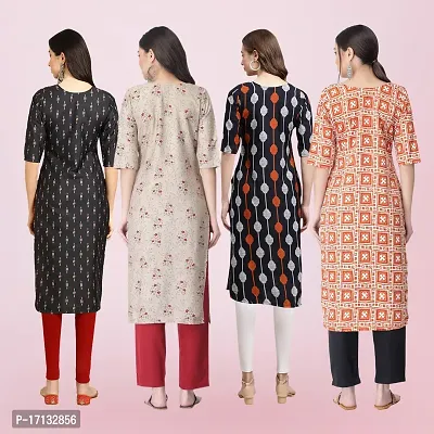 Women Stylish Crepe Printed Straight Kurta-thumb2