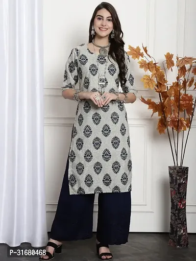 Fancy Crepe Printed Kurtas For Women Pack Of 6-thumb4