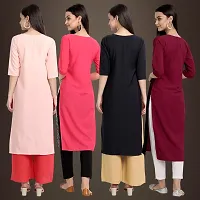 Fancy Crepe Kurtis for Women Pack Of 4-thumb1