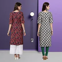 Fancy Crepe Kurtas For Women Pack Of 2-thumb1