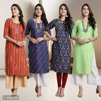 Fancy Crepe Kurtis for Women Pack Of 4