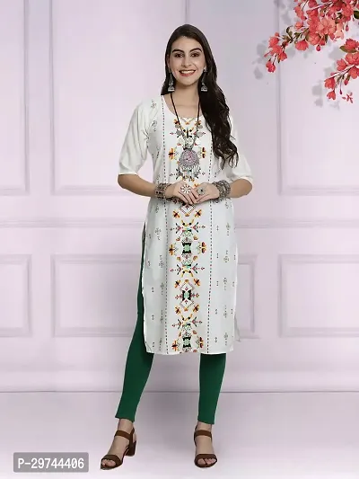 Attractive Multicoloured Printed Crepe Kurta Combo Of 3-thumb3