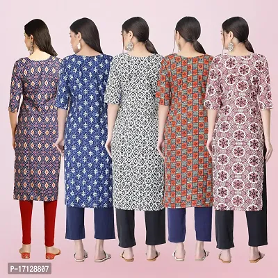 Women Stylish Crepe Printed Straight Kurta-thumb2