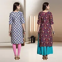 Fancy Rayon Kurtis For Women Pack Of 2-thumb1