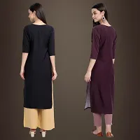 Fancy Crepe Kurtis for Women Pack Of 2-thumb1