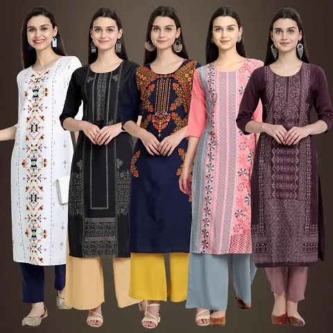 Stylish Fancy Kurtis Pack Of 5