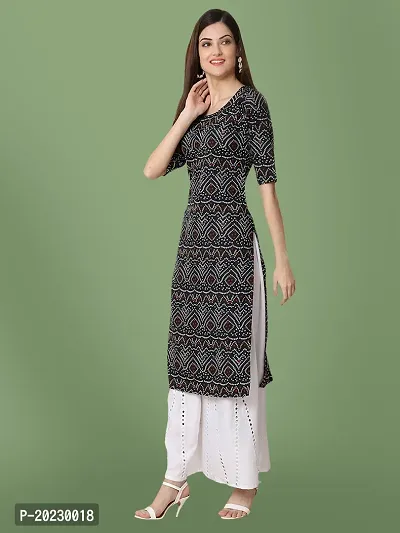 Stylish Crepe Printed Kurti For Women-thumb2