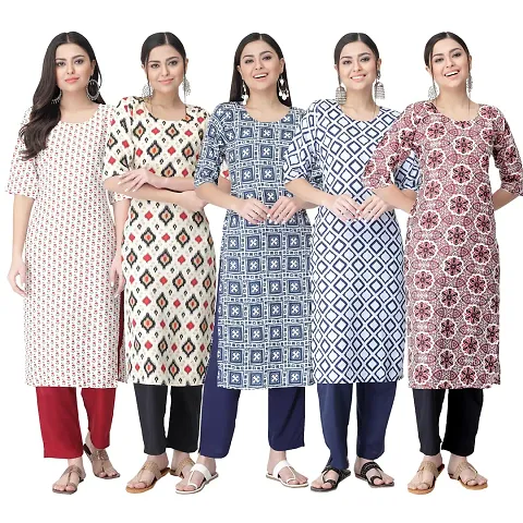 Classic Crepe Kurtis Combo For Women