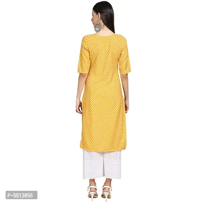 Women Crepe Digital Printed Straight Kurti  Pack of 6-thumb5