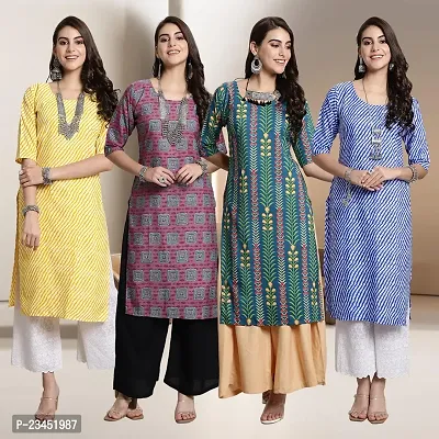 Fancy Crepe Kurtis for Women Pack Of 4