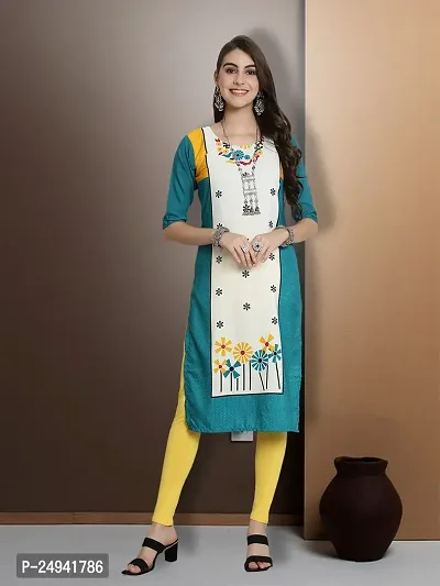 Stylish Fancy Designer American Crepe Kurta For Women-thumb2