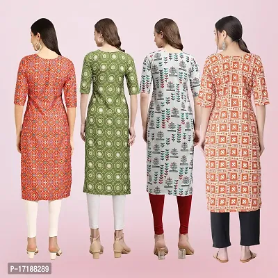 Women Stylish Crepe Printed Straight Kurta-thumb2