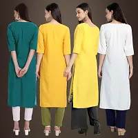 Fancy Crepe Kurtis for Women Pack Of 4-thumb1