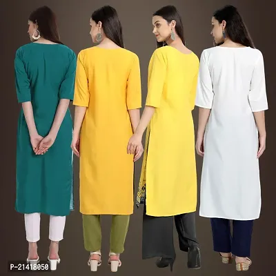 Fancy Crepe Kurtis for Women Pack Of 4-thumb2