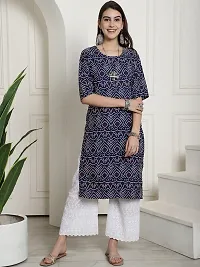 Fancy Crepe Printed Kurtas For Women Pack Of 6-thumb2