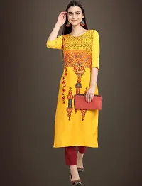 Best Trendy Crepe Printed Kurti For Women Combo Of 2-thumb2