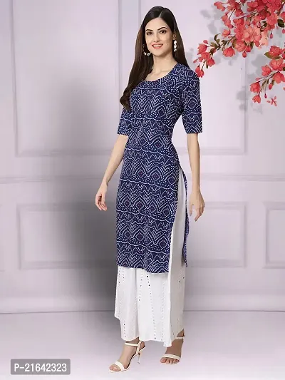 Stylish Crepe Stitched Kurta For Women-thumb2