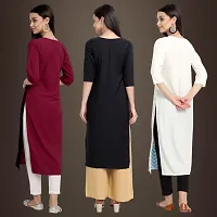 Fancy Crepe Kurtis for Women Pack Of 3-thumb1