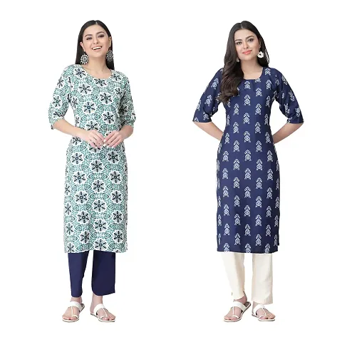 Classic Crepe Kurtis For Women Combo Pack Of 2