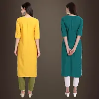 Fancy Crepe Kurtis for Women Pack Of 2-thumb1